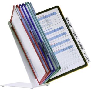 Durable Tischständer Stahlblech lichtgrau, RAL 7035 - 557000