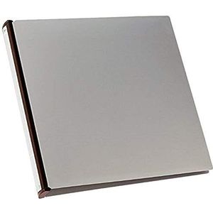 Durable 527701 ringband met 4 ringen voor 96 cd's/dvd's, zwart/zilver