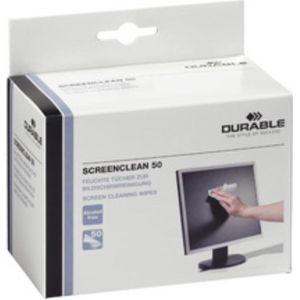 Durable Screenclean reinigingsdoekjes, doosje van 50 stuks