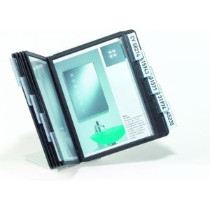 Sichttafelst&#228;nder Vario A5 table 10 f&#252;r 10 Tafeln 180x128x280 mm