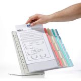 Durable Sichttafel-Ständer A4 Funktion mit 20 Tafeln farbig sortiert