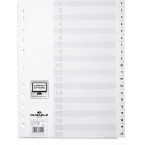 Register A4 1-20 PP wei&#223;