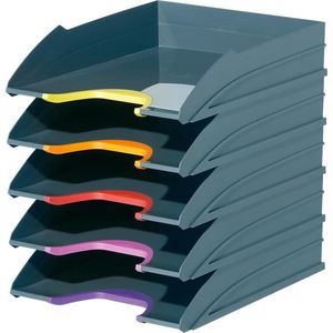 Durable set van 5 brievenbakken Varicolor assortiment