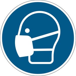 Durable vloersticker - Gebruik van een masker verplicht - 43 cm - 4005546726960