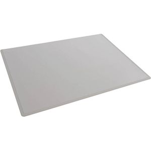 Durable Bureauonderlegger van polypropyleen met transparant deksel, antislip, 53 x 40 cm, Made in Germany, grijs, 722210