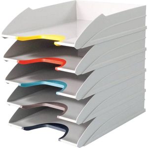 Durable Briefablageschale Varicolor Mix Tray Set Kunststoff C4 VE=5 St