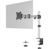 Durable Select monitorarm voor 1 monitor zilver (met klem en bladdoorvoer)