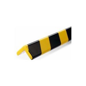 Hoekbeschermingsprofiel Durable C35, rechthoekig, voor binnen en buiten, kleefoppervlak aan elke zijde 35 mm, L 1000 x B 47 mm, PU schuim, geel/zwart