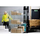 Durable 116119 10 stuks identificatiehoezen met klep 1/2 A5, transparant
