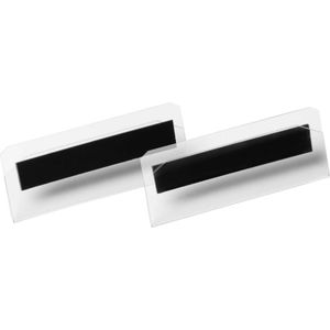 Durable 118019 etiketten, zelfklevend, 100 x 38 mm, transparant, 10 stuks