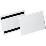 Durable 119819 HARD COVER 10 stuks magnetische ID-hoesjes DIN A5 liggend formaat transparant