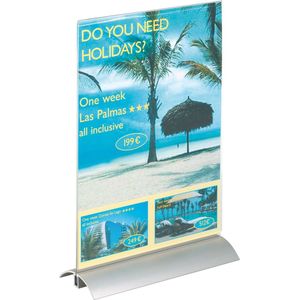 Tischaufsteller Presenter A4 transparent