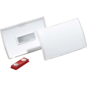 Durable - badge met magneet Click Fold ft 40 x 75 mm | doos van 10 stuks