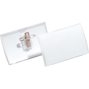 Durable - badge met combiclip Click Fold ft 54 x 90 mm