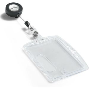 Durable Kaarthouder - 5,4 X 8,7 cm - Inclusief Badge Reel - 25 Stuks