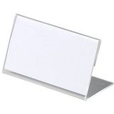 DURABLE Tischnamensschild Acryl 52x100mm transp 10er Pck