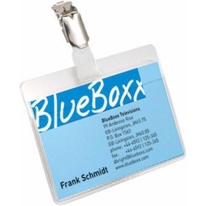 Durable naambadge - 6 x 9 cm - Kunststof - 25 stuks