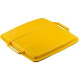 Durable Abfalleimer DURABIN FLIP VEH2012030 52x61x49cm grau/gelb