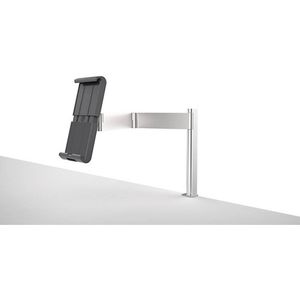 Durable tablethouder - Zilver - 360° draaibaar - Inclusief tafelklem