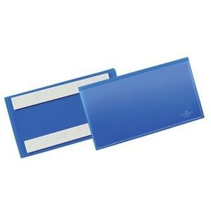 Durable Etikettenhouder | B150xH67mm blauw | zelfklevend | pak a 50 stuks - 176207 176207