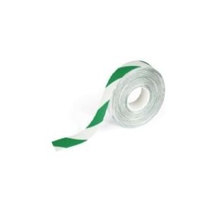 Durable Duraline vloermarkeringstape | zelfklevend | groen / wit | 30 meter