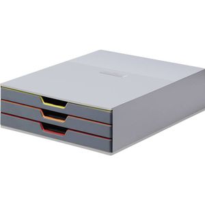 Durable Schubladenbox Varicolor, 3 Schübe, DIN C4