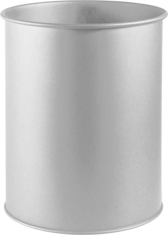 Durable - Ronde Afvalbak - Grijs - Metaal - 15 L
