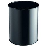 Durable Papierkorb Metall rund 15l schwarz