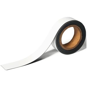 Durable 170902 magneetband voor etikettering en markering, wit, deelbaar, duurzaam, L5 m x B 40 mm