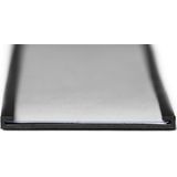 Durable 171258 Etikethouder C-profiel, magnetisch, herpositioneerbaar, met 6 etiketten, L 200 x B 40 mm, antraciet, 5 stuks