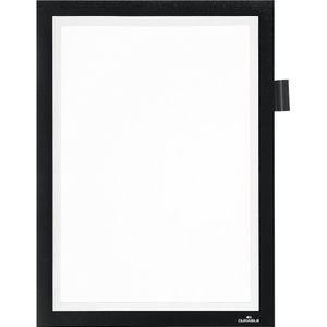 DURABLE DURAFRAME® informatieframe MAGNETIC NOTE A4, meteen te beschrijven, zelfklevend, VE = 5 stuks, frame zwart