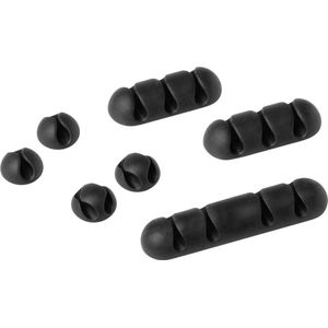 Durable Kabelclipset CAVOLINE® CLIP MIX 504137 7 Stuk(s) Grafiet