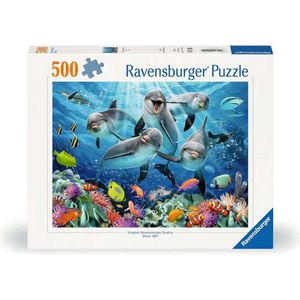 Ravensburger - Legpuzzel - Dolfijnen - 500 Stukjes