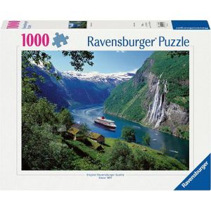 Erwachsenenpuzzle 1000 Teile - Norwegischer Fjord