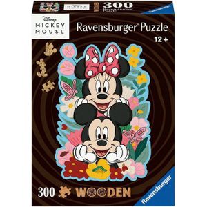 Disney Mickey &amp; Minnie - Holzpuzzle - 300 Teile