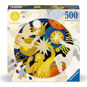 LITTLE SUN - Ronde Puzzel - 500 Stukjes - Diameter 52 cm - Dik Karton