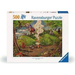 Ravensburger - Bij de Bosheks - Legpuzzel - 500 Stukjes - Kleurvol ontwerp