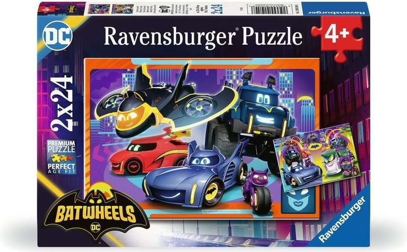 Ravensburger - Puzzle Batwheels 2x24p