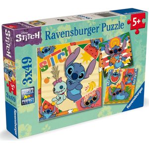 Ravensburger - Disney Stitch - Legpuzzel - 3x49 Stukjes - Karton