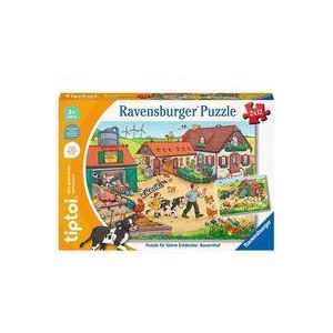 Ravensburger tiptoi 00136 puzzel voor kleine ontdekkingsreizigers: boerderij, puzzel voor kinderen vanaf 3 jaar, voor 1 speler