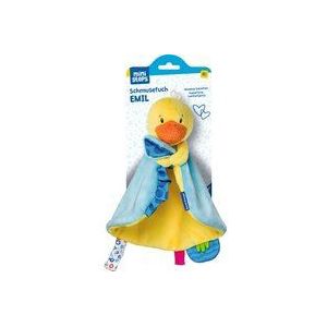 Ravensburger ministeps 4573 Schmusetuch Emil, flauschiges Schnullertuch mit Klett-Halterung, Baby Spielzeug ab 0 Monate