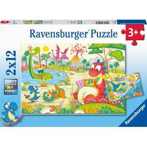 Ravensburger - Lievelingsdino's - Puzzel - 12 Stukjes - Kinderpuzzel