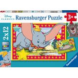 Ravensburger Puzzel Disney Animal - 2x12 stukjes (Kinderpuzzel)