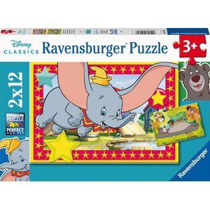 Ravensburger Puzzel Disney Animal - 2x12 stukjes (Kinderpuzzel)