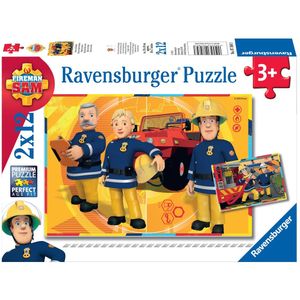 Feuerwehrmann Sam - Puzzle 2x12 Teile