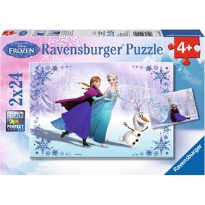 Ravensburger - 09115 - Kinderpuzzle - Disney Frozen - 2x24 Delen