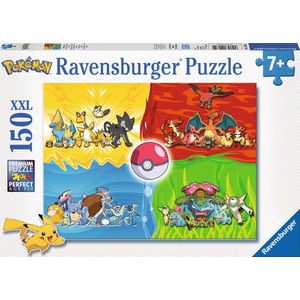 Ravensburger - Verschillende Pokémons - Legpuzzel - 150 Stukjes - Hoogwaardige Kwaliteit