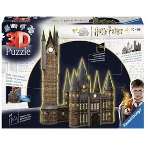 Ravensburger - 3D Puzzle - Harry Potter Hogwarts Schloss - Astronomieturm - Night Edition