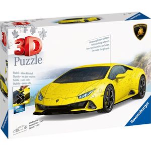 Ravensburger - 3D-puzzel - Lamborghini Huracan Evo - Geel - 108 Onderdelen