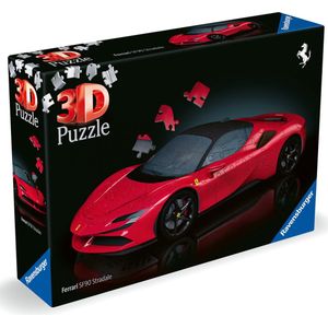 Ravensburger - Ferrari SF 90 Stradale - 3D Puzzel - 108 Stukjes - Kunststof